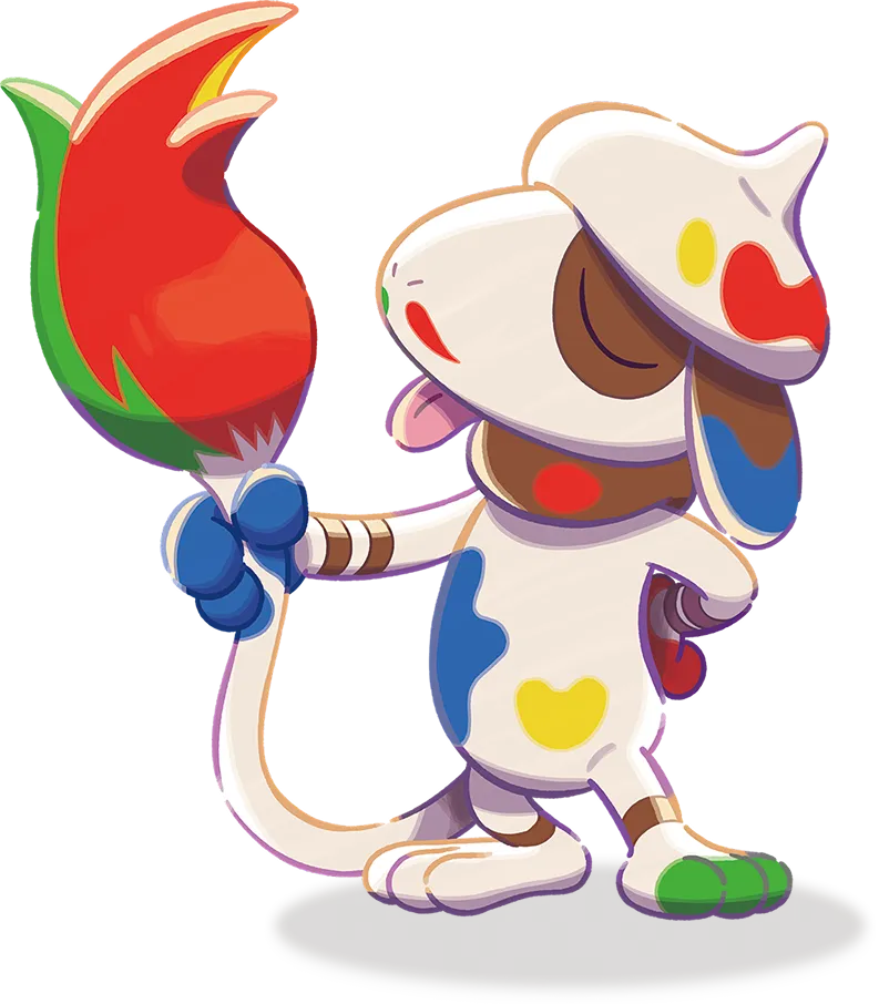 Smearguru — Smeargle (Variant) story character in Pokémon Pokopia