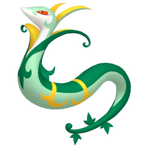 Serperior in Pokopia